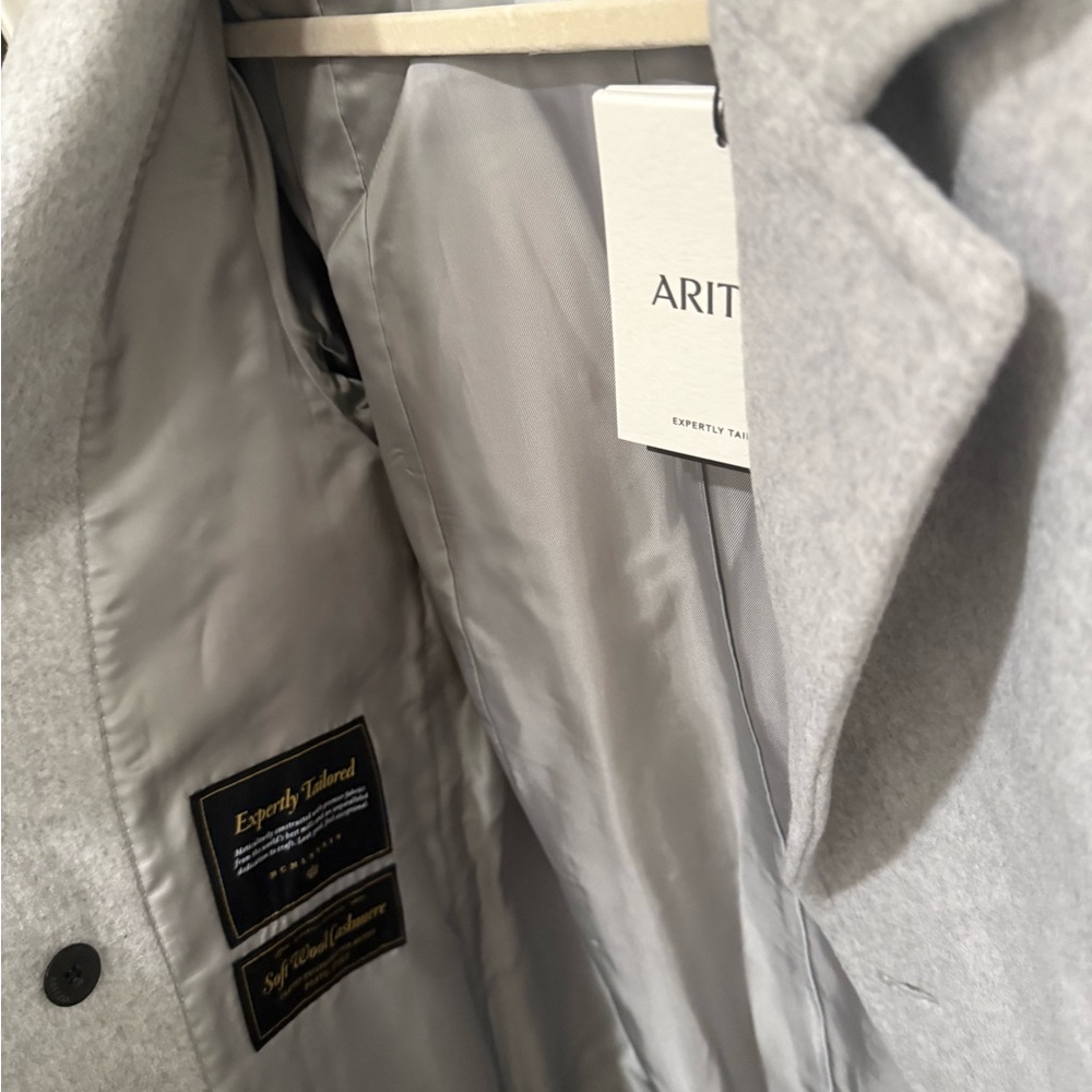The Slouch coat - Italian soft wool cashmere - Picture 5 of 10